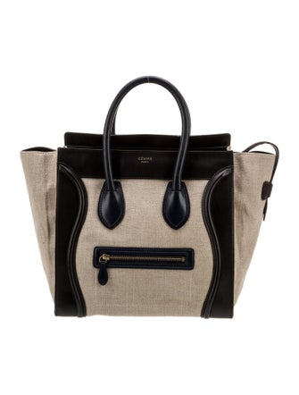 Celine Canvas Luggage Mini