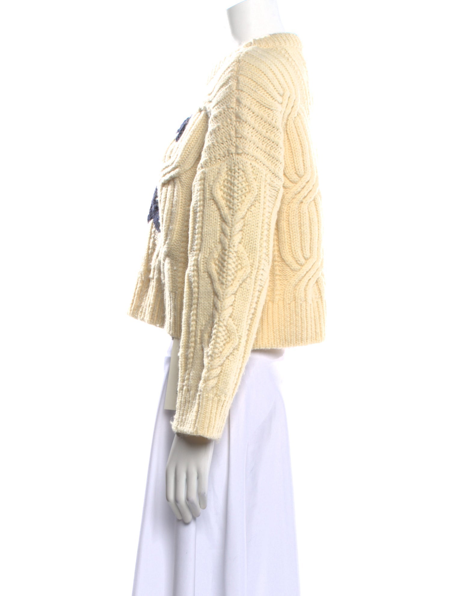 Celine Wool Patterned Sweater