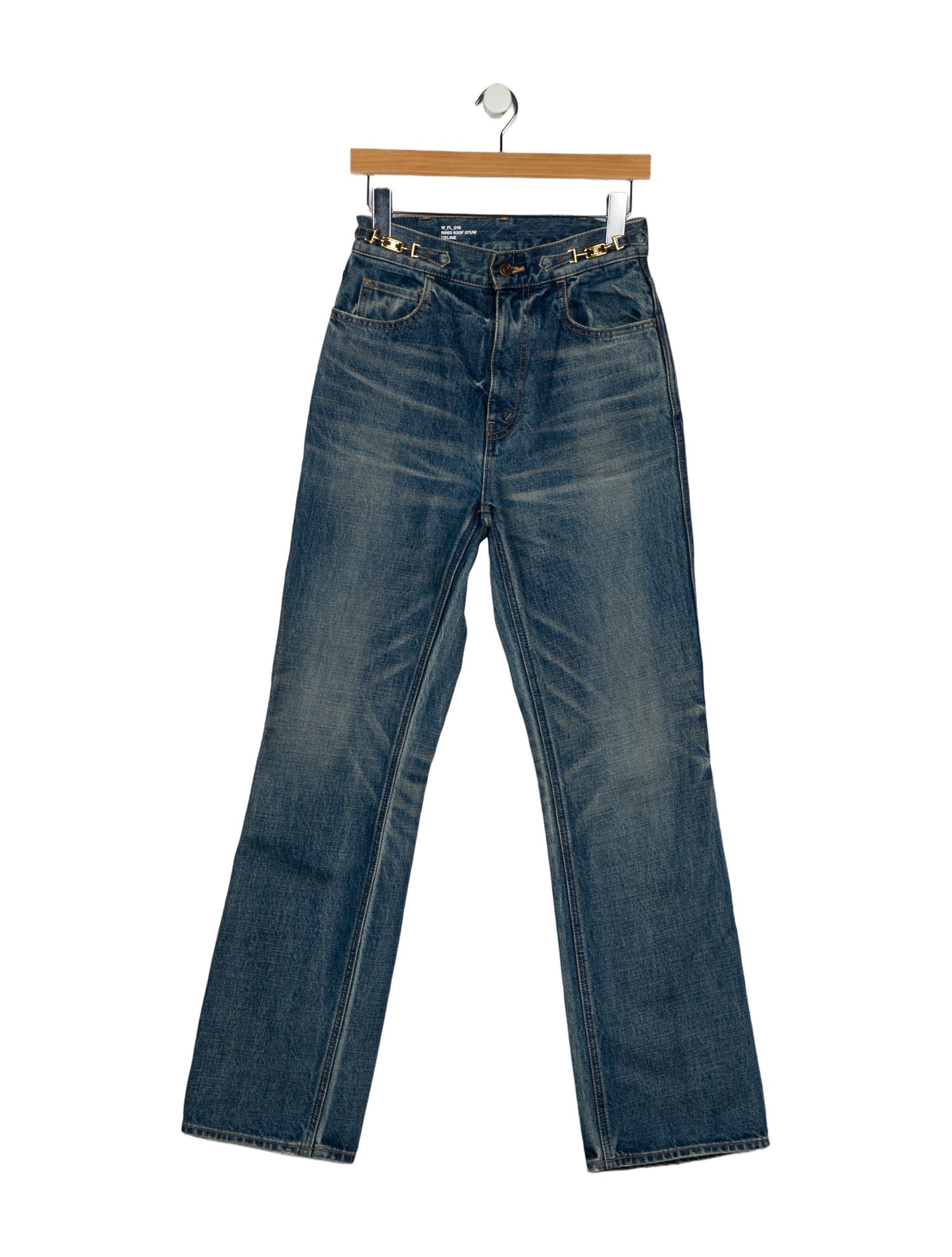Celine Mid-Rise Straight Leg Jeans