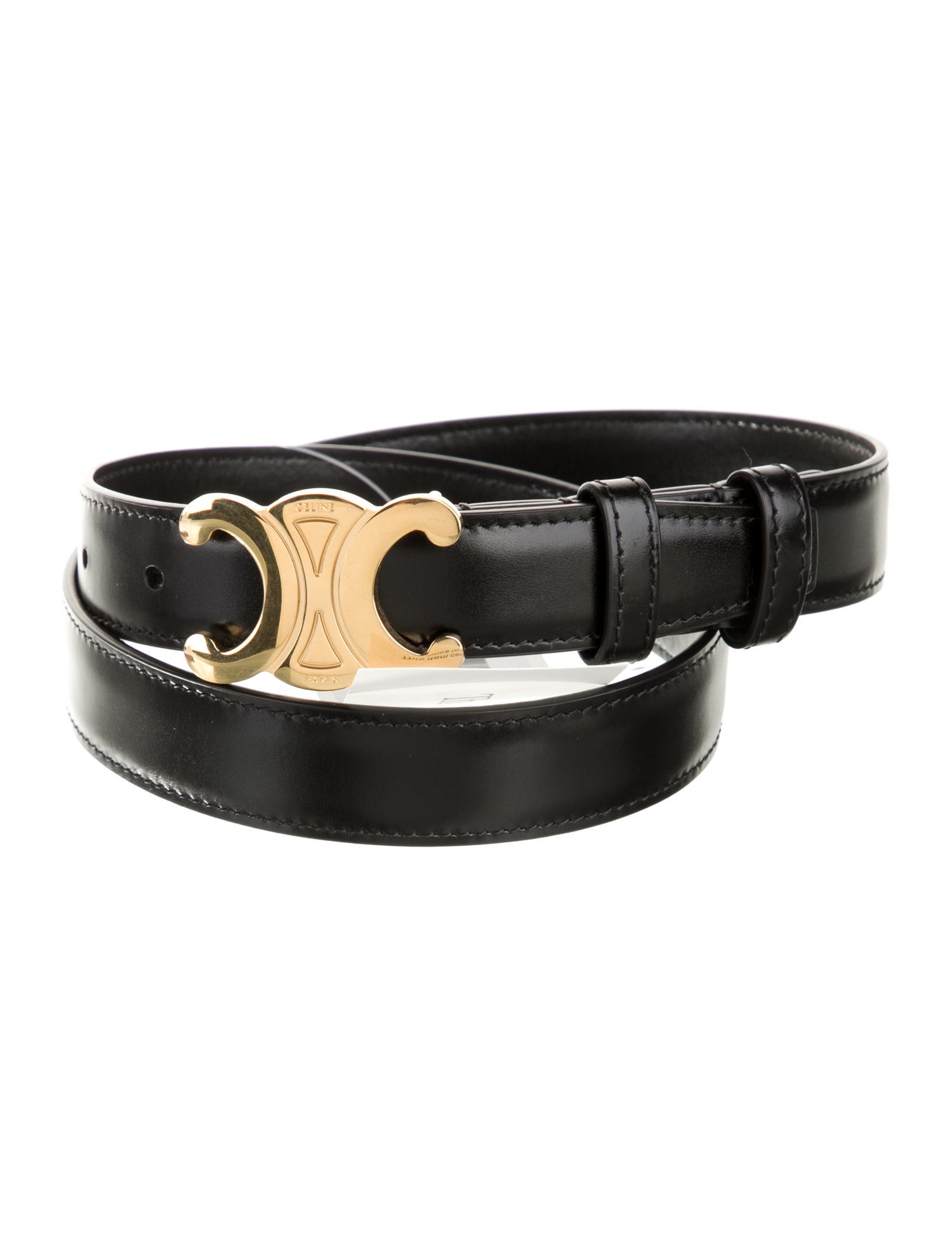 Celine Triomphe Skinny Belt