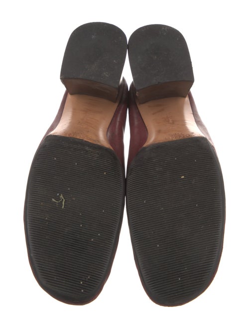 Celine Leather Colorblock Pattern Pumps