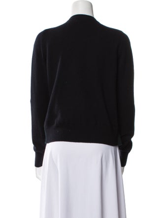 Celine Wool Colorblock Pattern Sweater