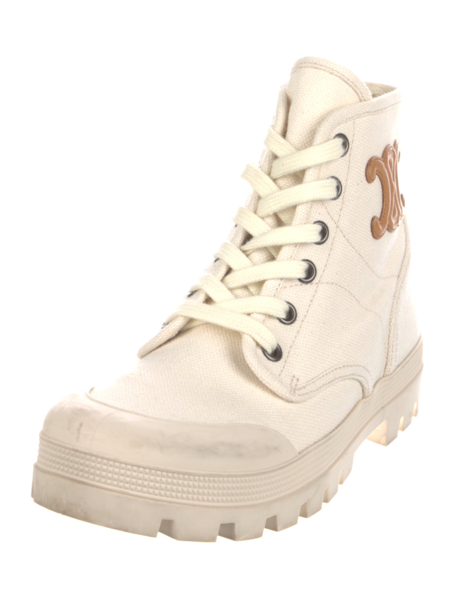 Celine Canvas Hiking Boots