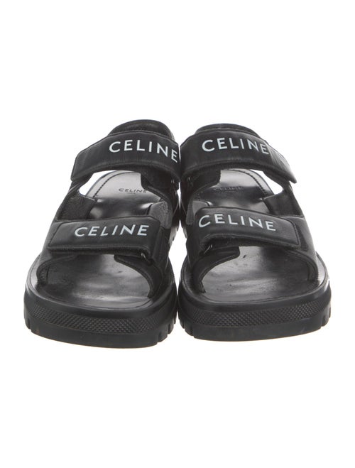 Celine Leather Printed Espadrilles