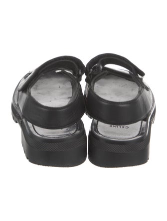 Celine Leather Printed Espadrilles