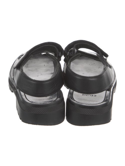 Celine Leather Printed Espadrilles