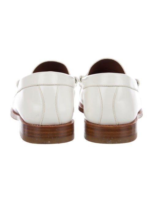 Celine Leather Tassel Accents Loafers
