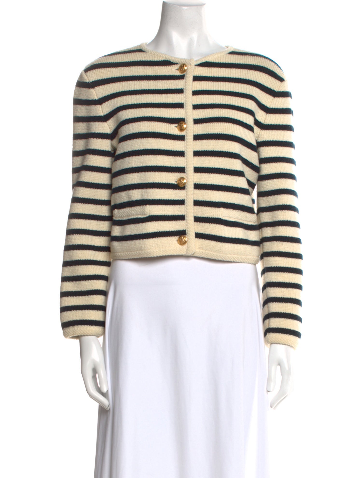 Celine Wool Striped Sweater