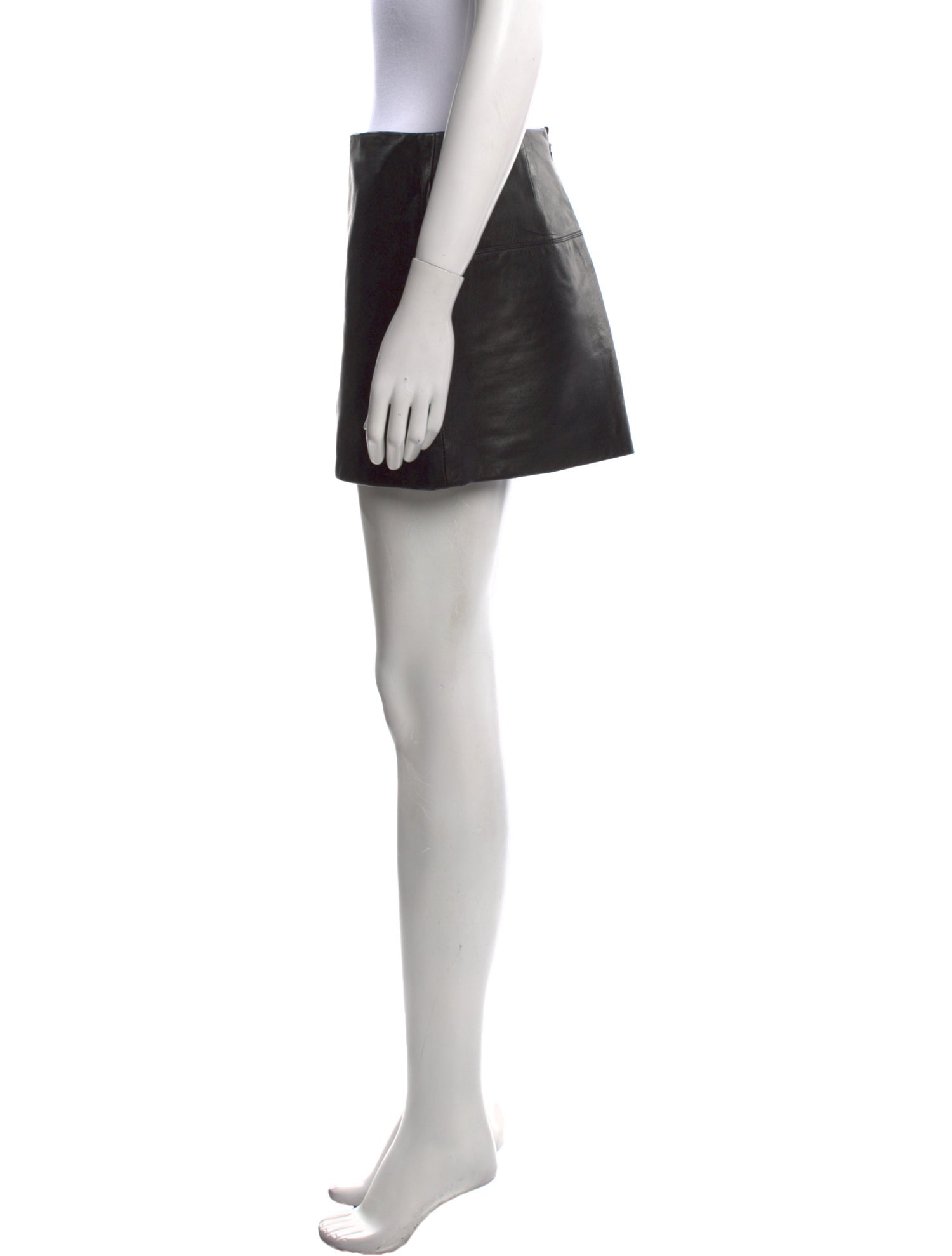 Celine Leather Mini Skirt