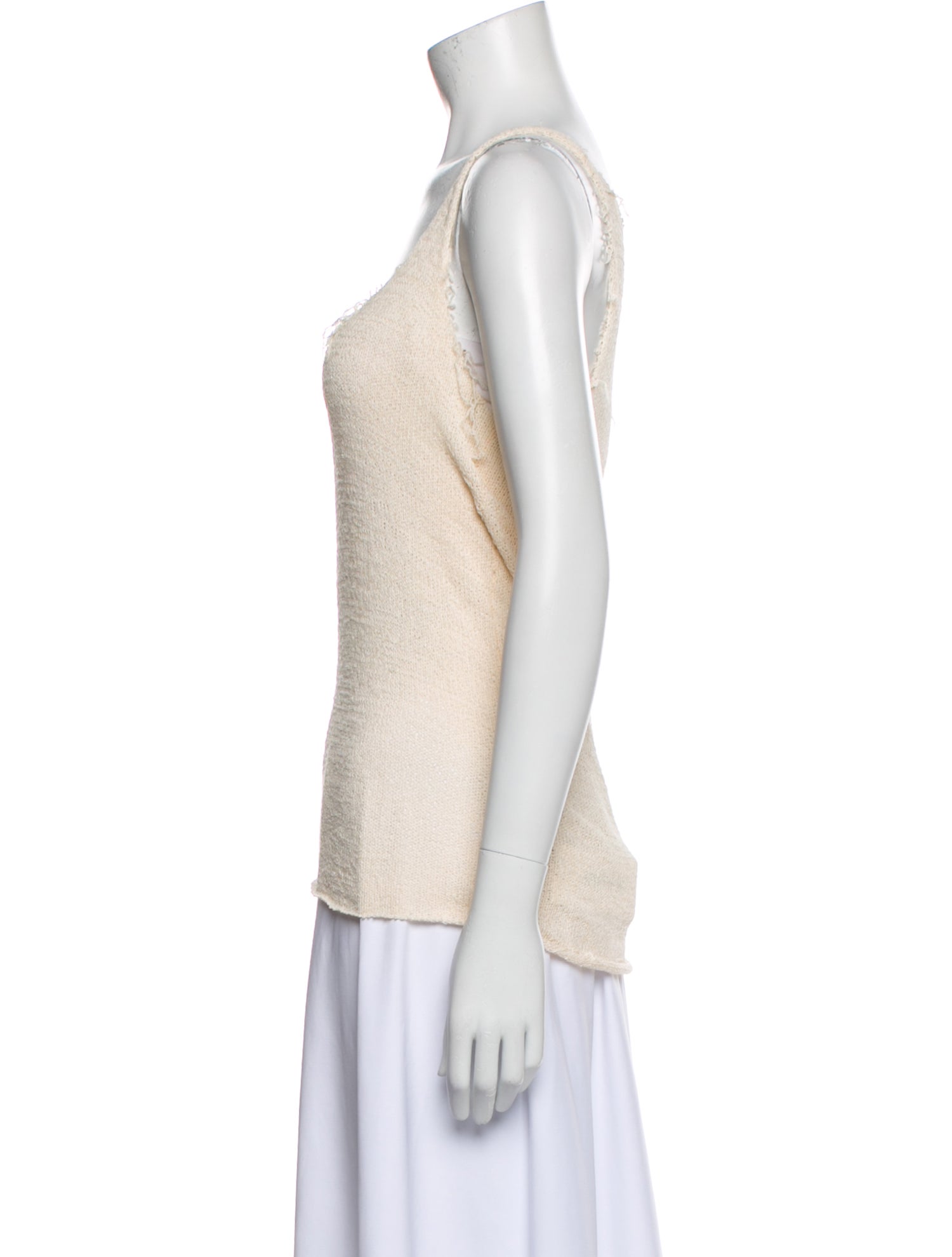 Celine Silk Scoop Neck Top