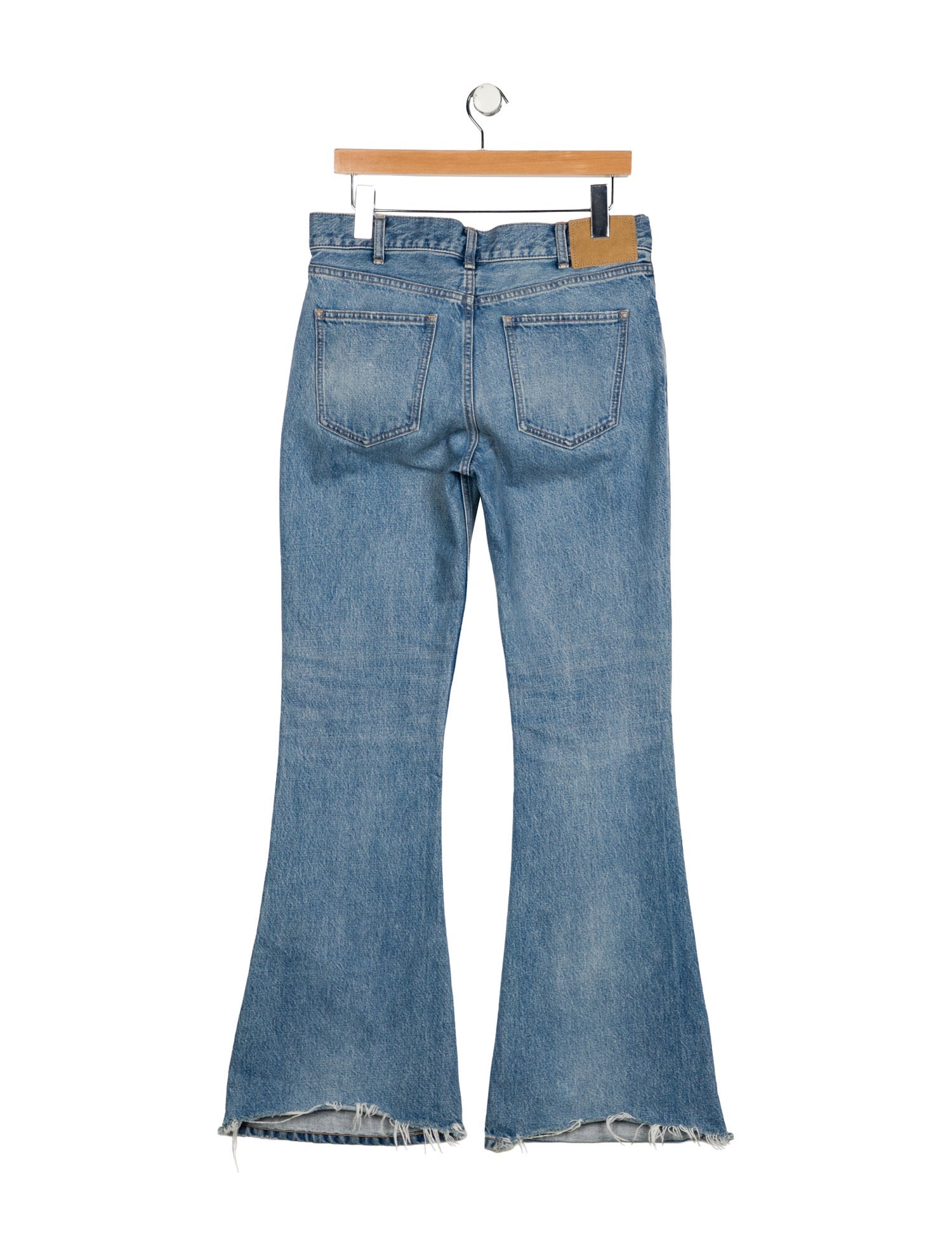 Celine Mid-Rise Wide Leg Jeans