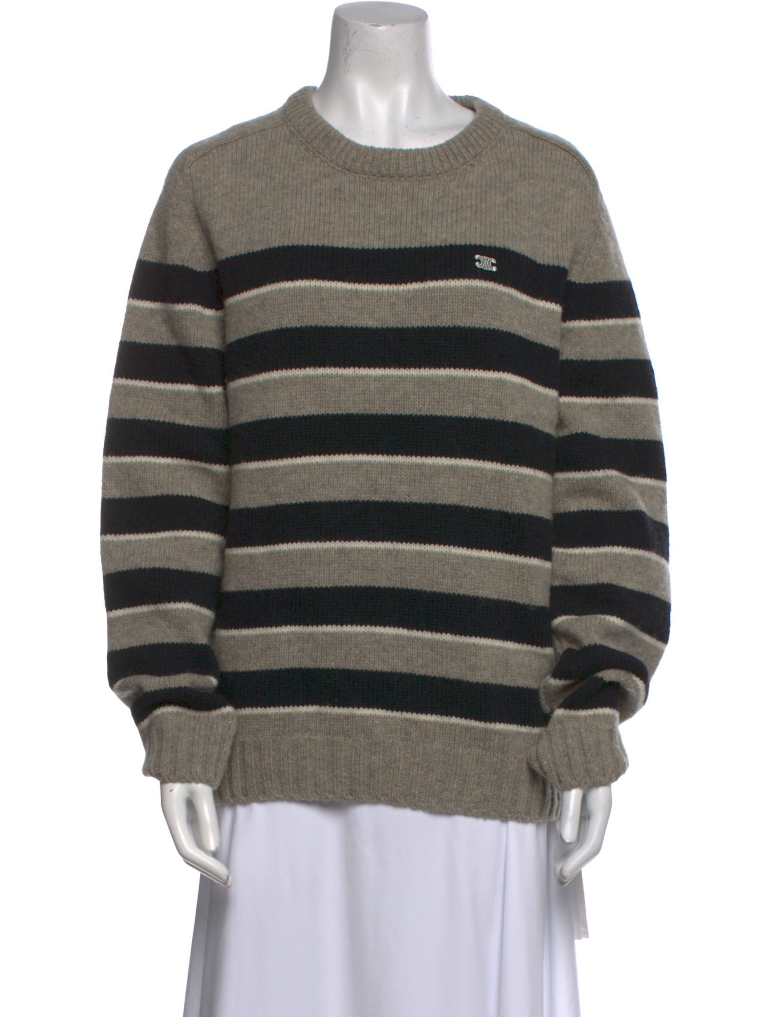 Celine Wool Striped Pullover