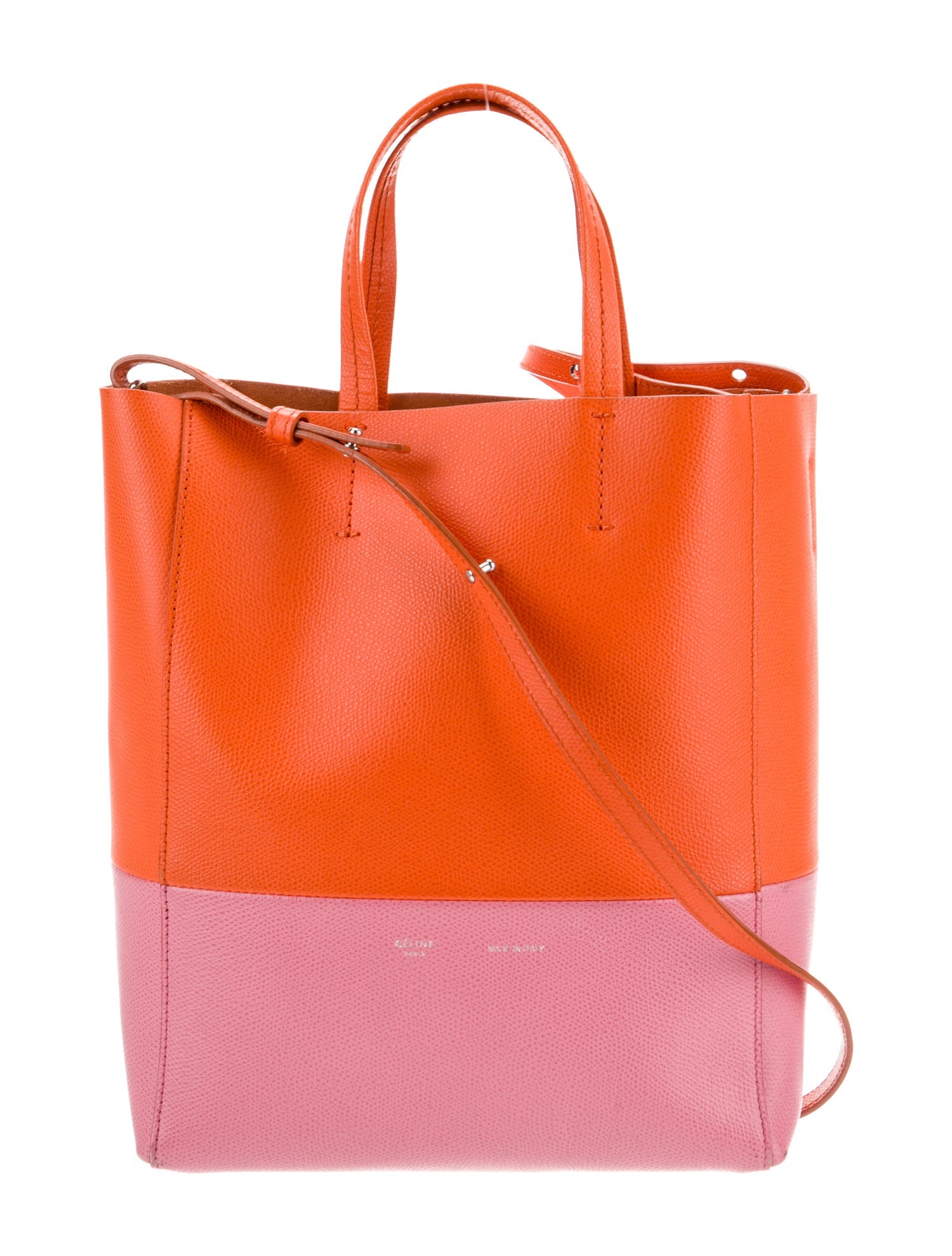 Celine Leather Cabas Small