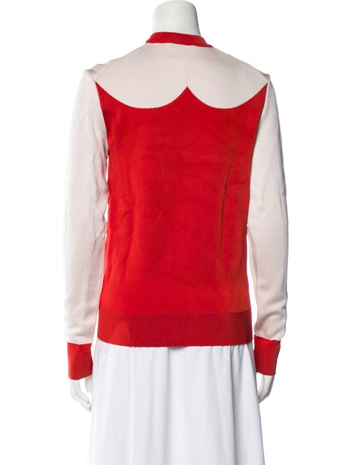 Celine Colorblock Pattern Crew Neck Top