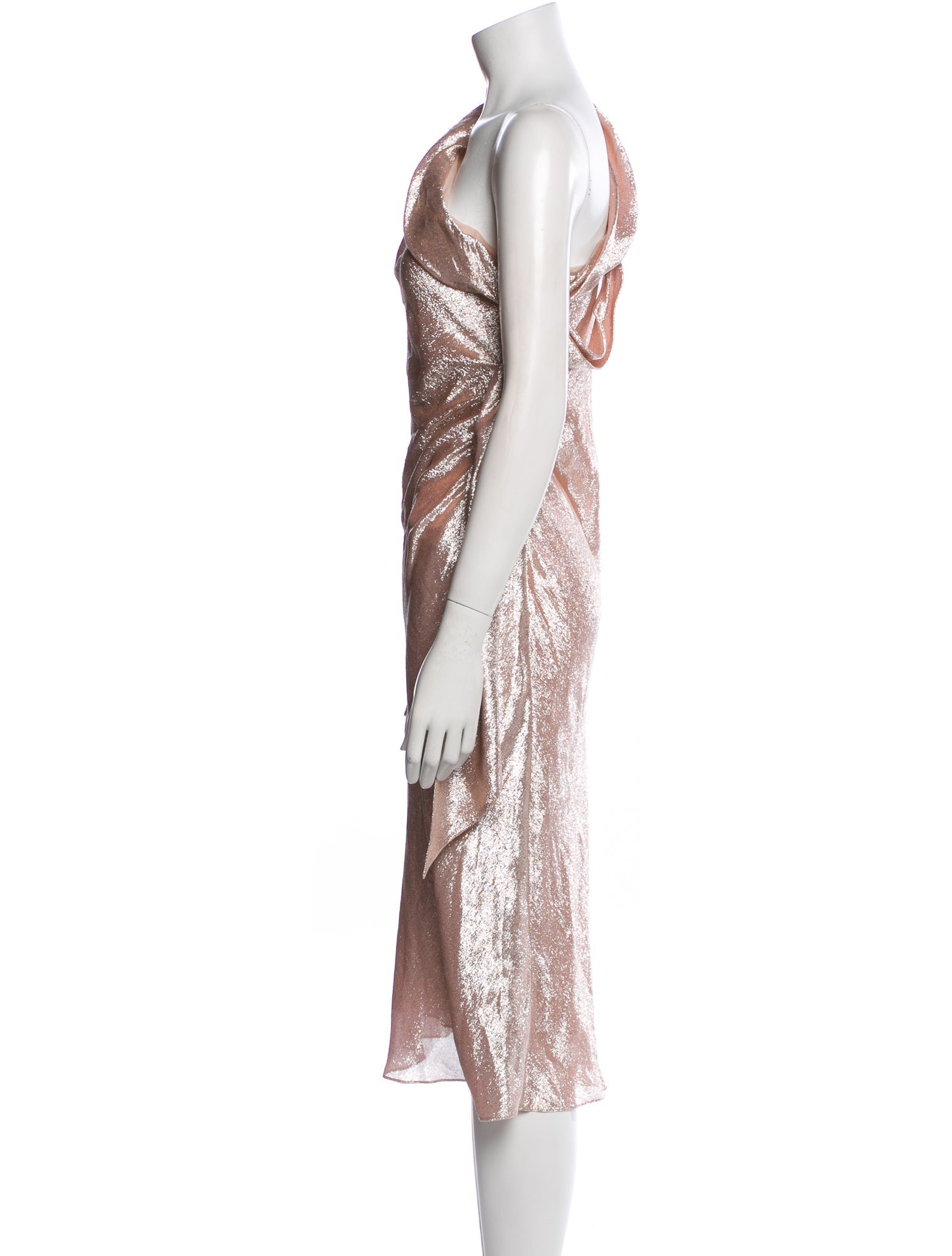 Celine Silk Midi Length Dress