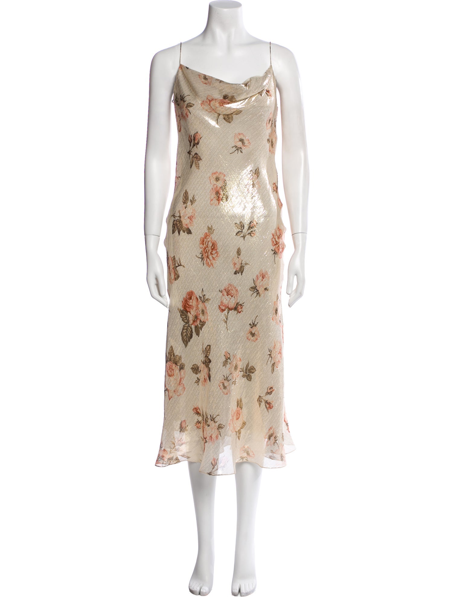 Celine Silk Long Dress