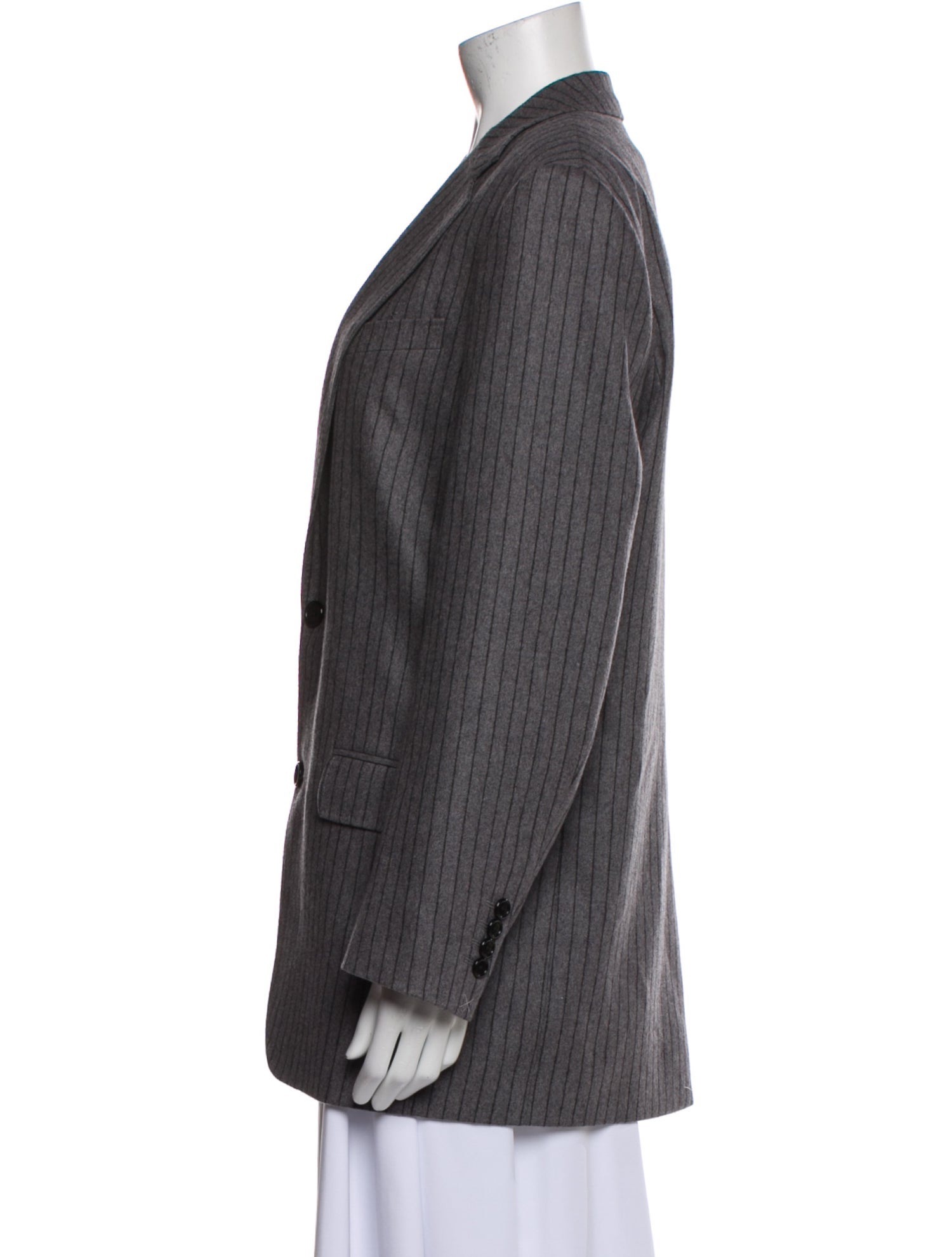 Celine Cashmere Striped Blazer