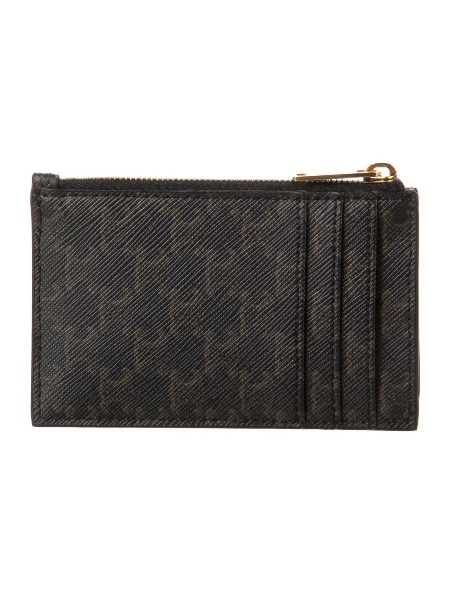 Celine Triomphe Colorblock Pattern Wallet