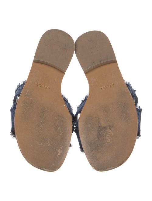 Celine Denim Slides