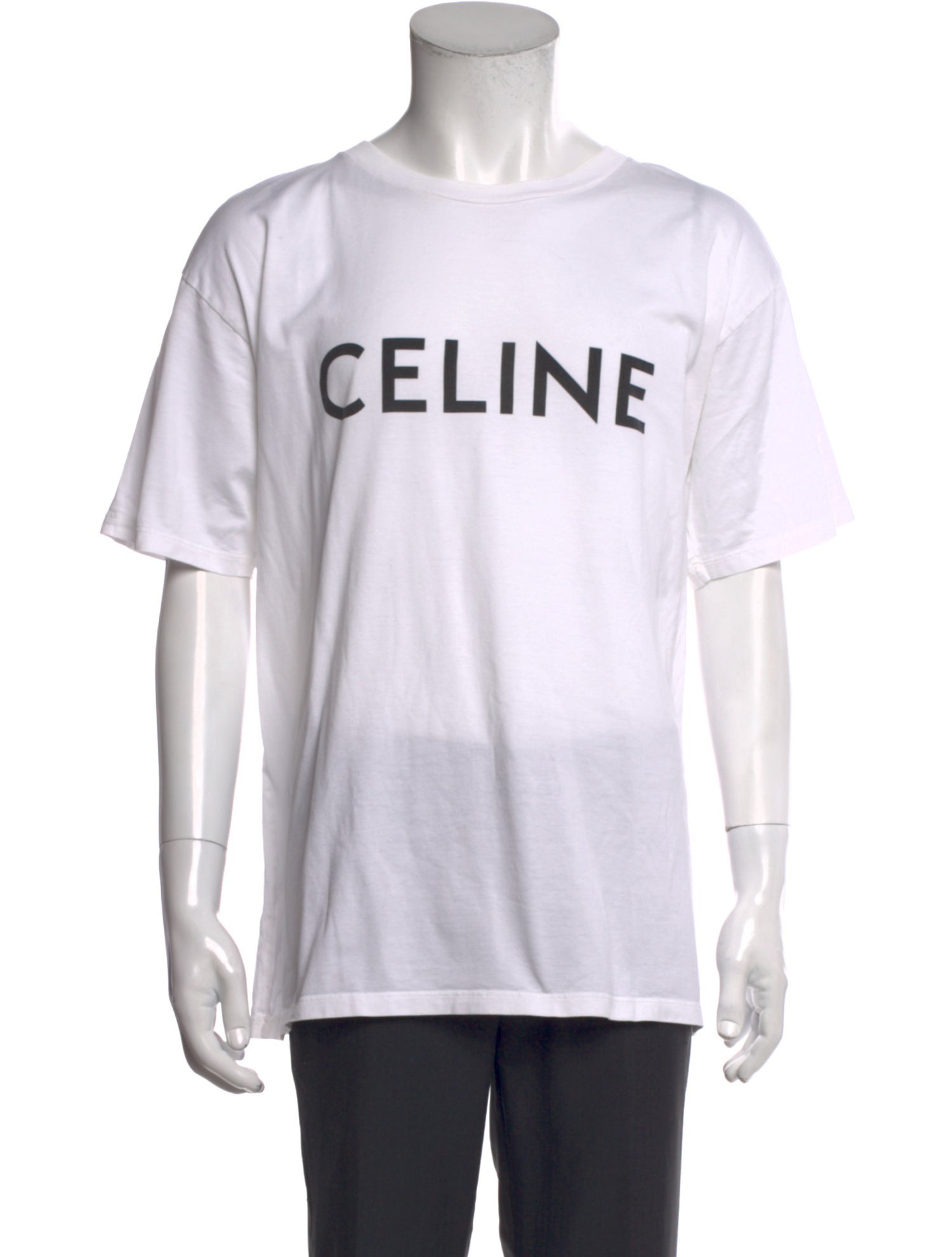 Celine Graphic Print Crew Neck T-Shirt