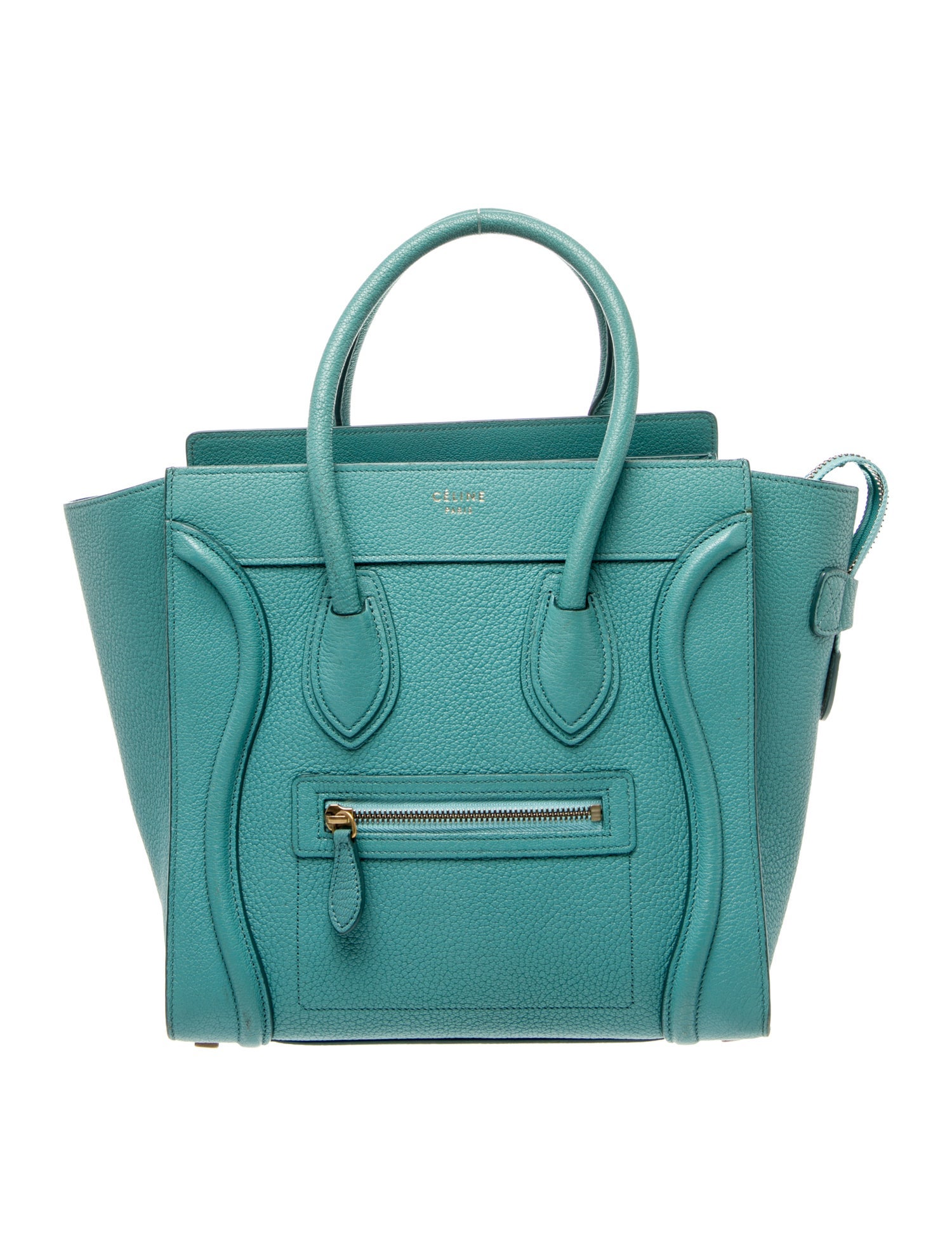 Celine Leather Luggage Micro