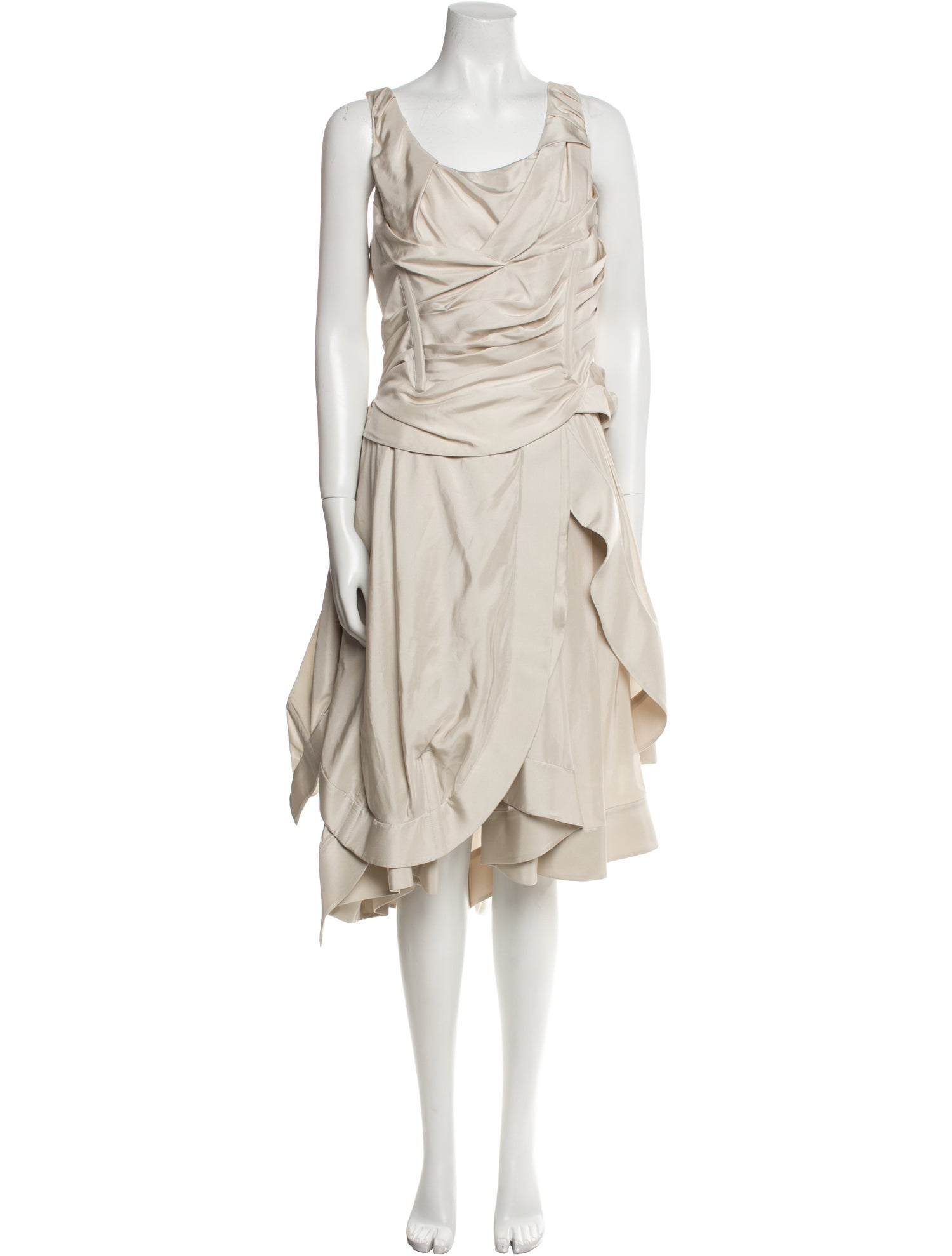 Celine Silk Midi Length Dress w/ Tags