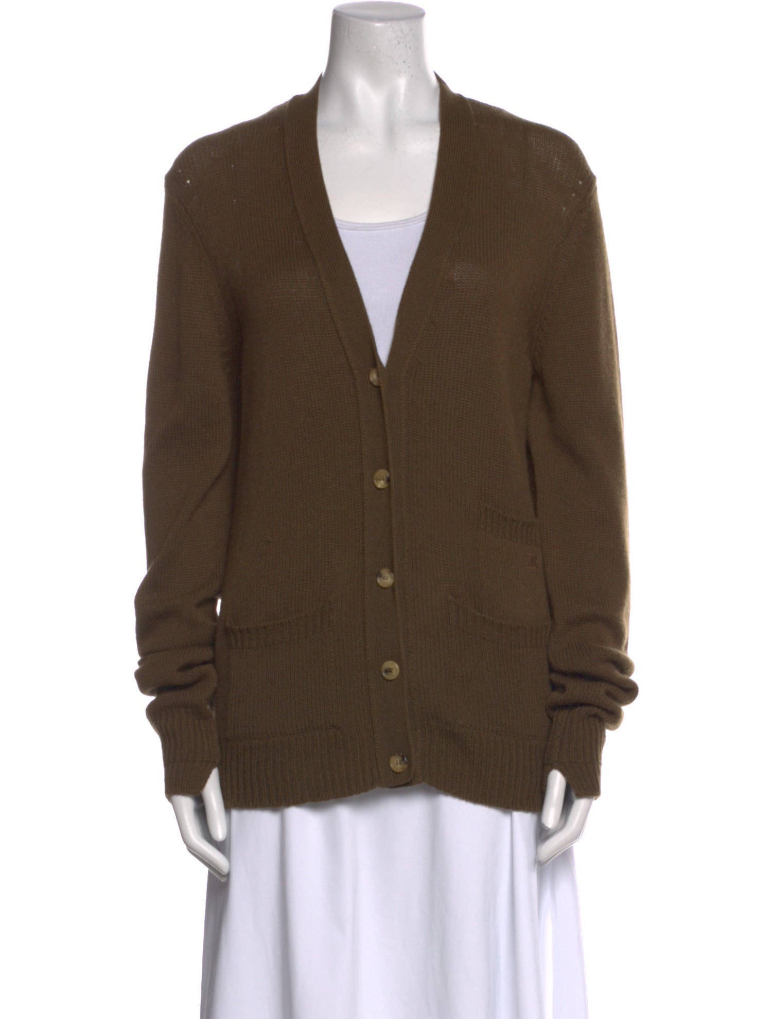 Celine Cashmere V-Neck Sweater