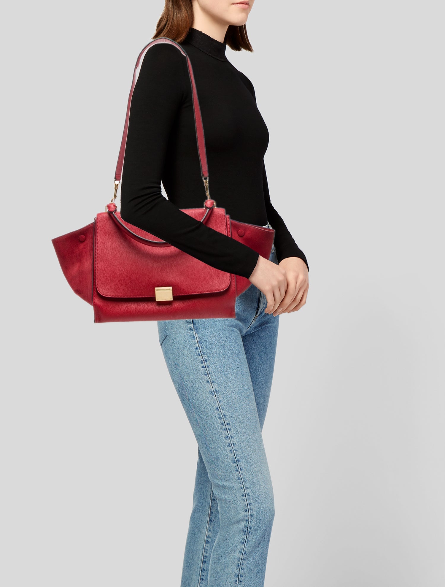 Celine Leather Trapeze Medium