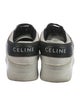 Celine Leather Colorblock Pattern Sneakers