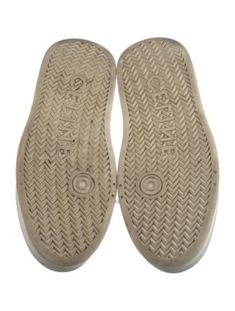 Celine Leather Colorblock Pattern Sneakers