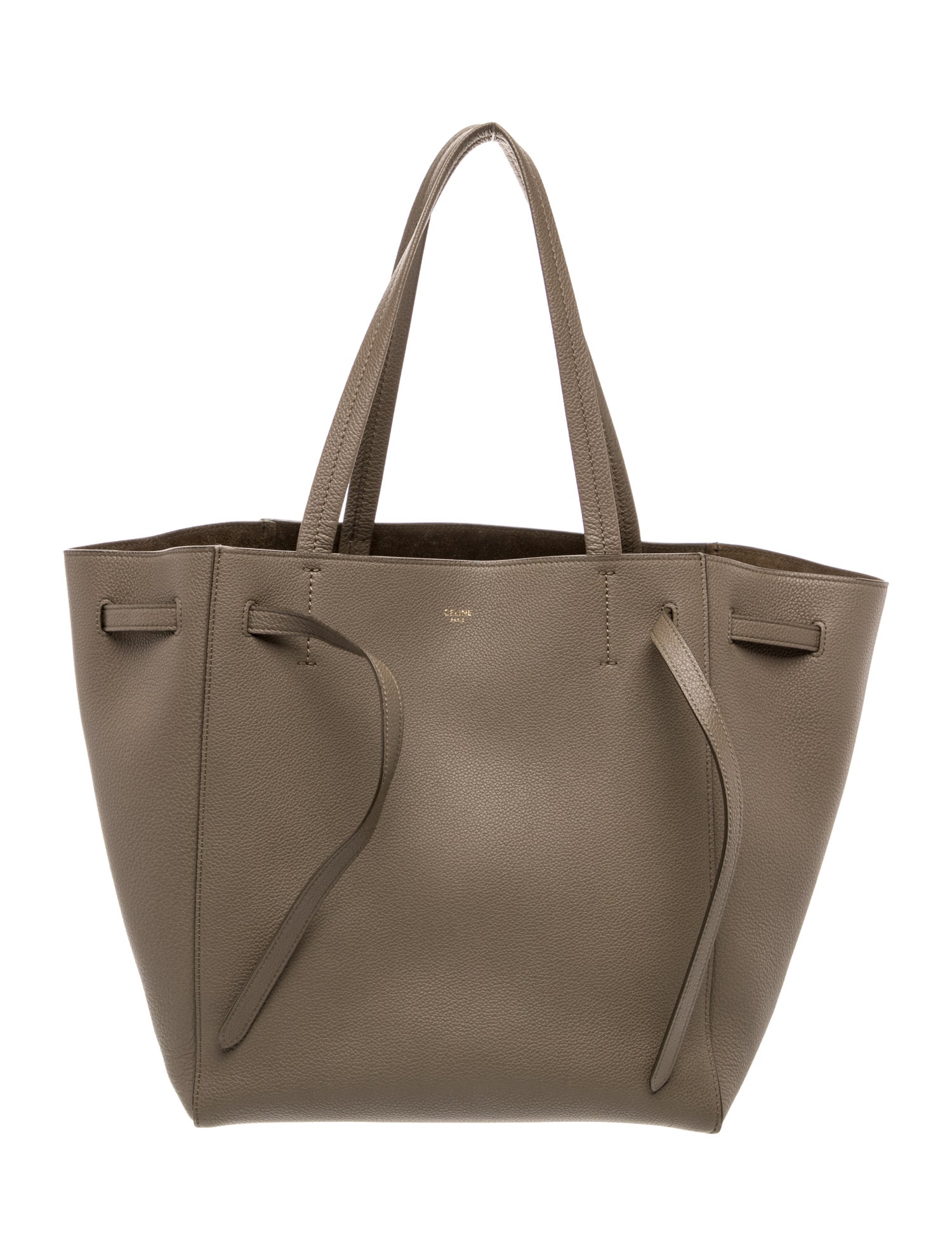 Celine Leather Cabas Phantom w/Belt Small 2022