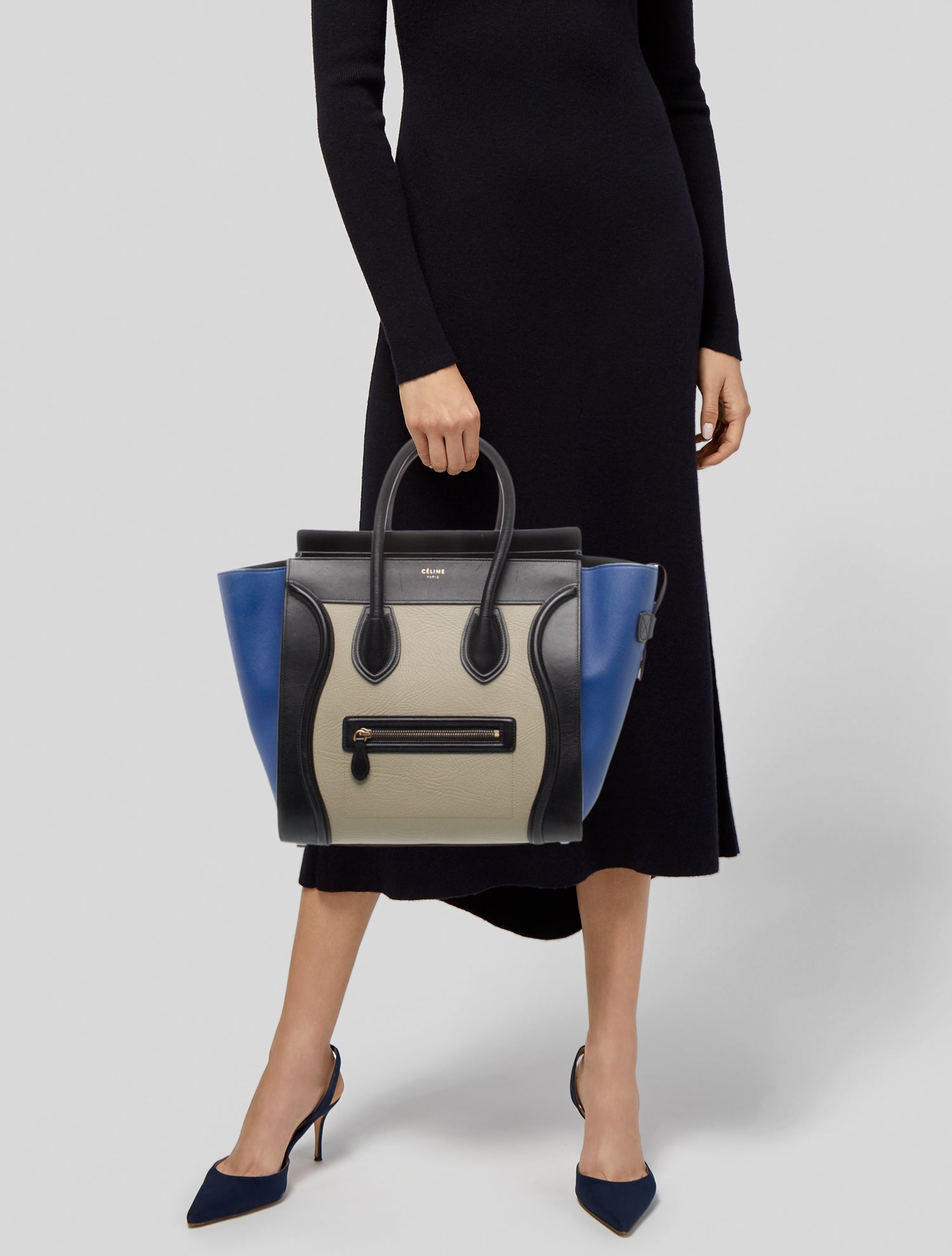 Celine Leather Luggage Mini