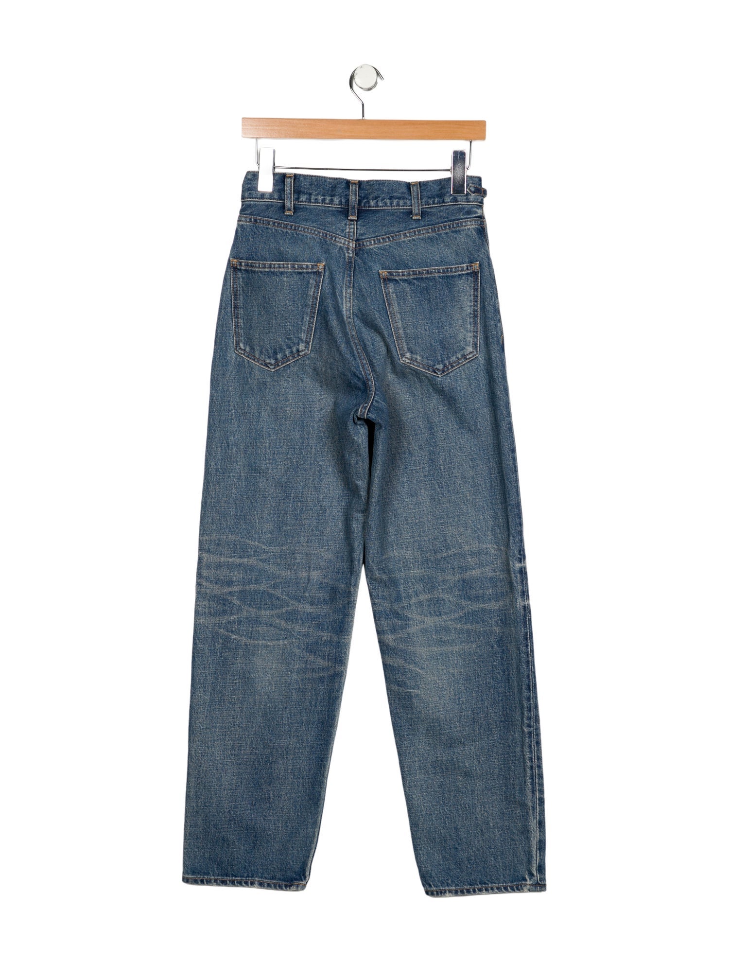 Celine High-Rise Straight Leg Jeans