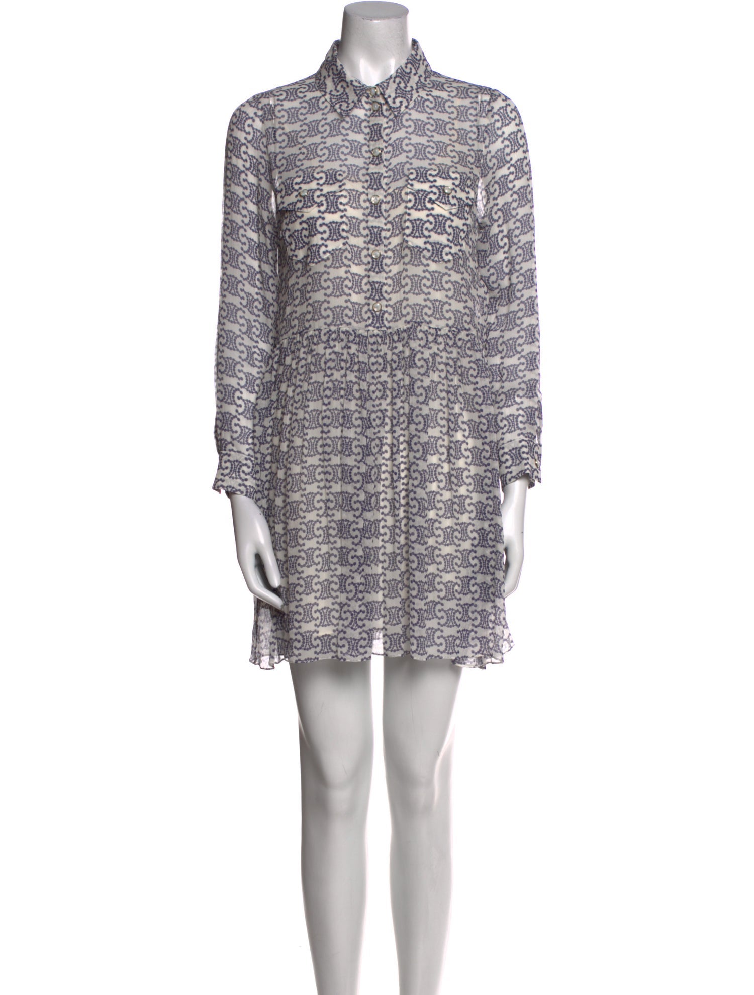 Celine Silk Mini Dress