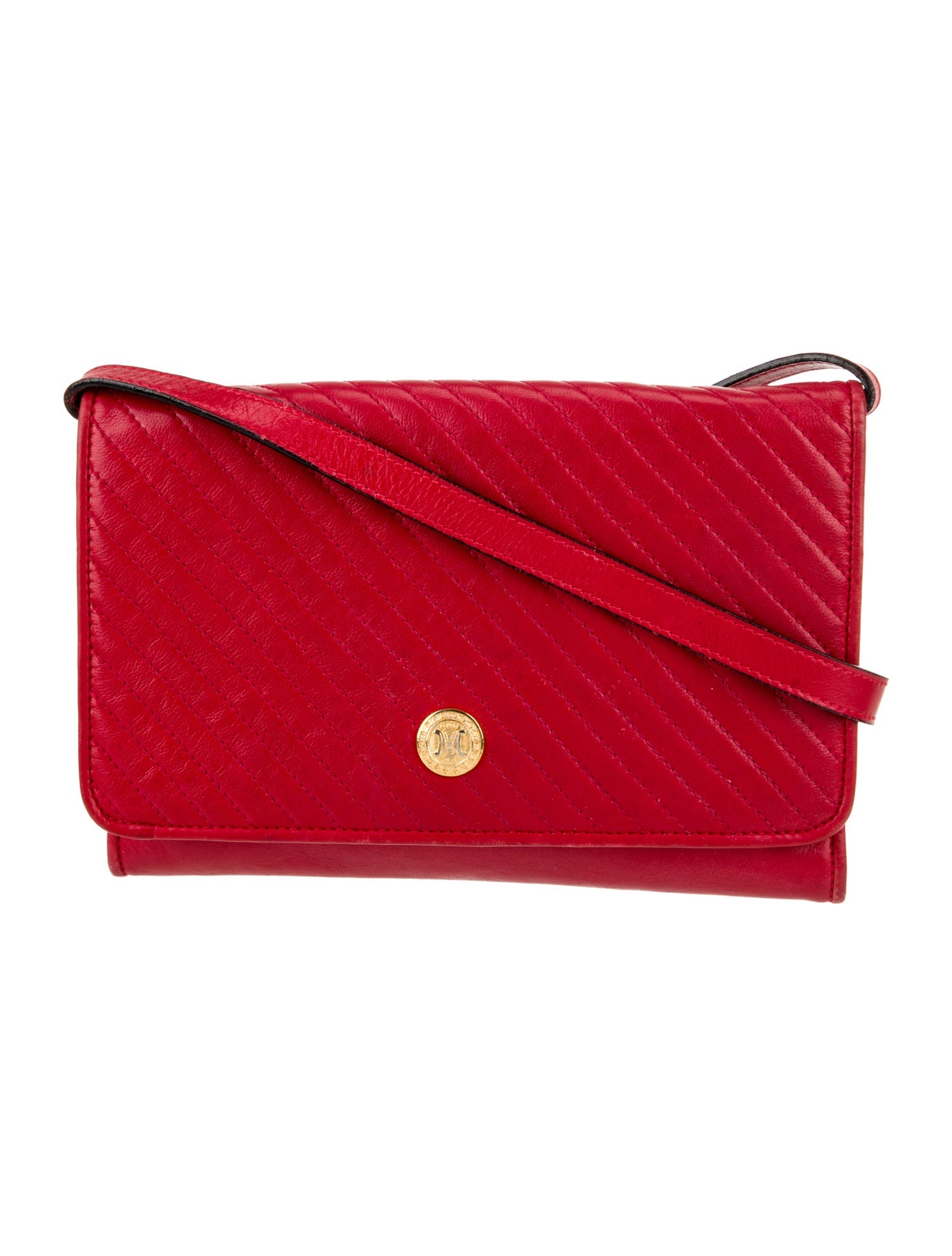 Celine Quilted Crossbody Bag Vintage