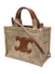 Celine Triomphe Raffia Effect Cabas Thais Small 2023