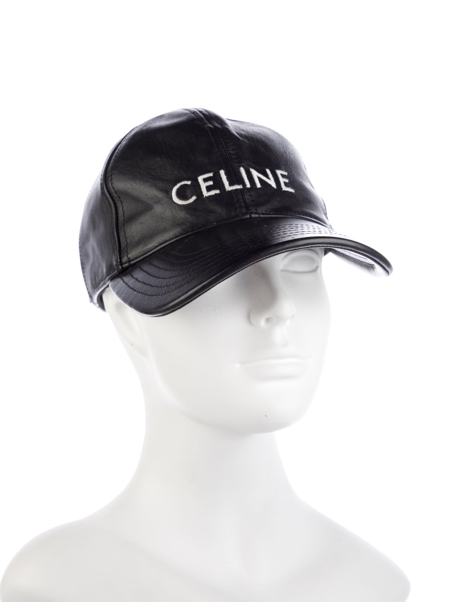 Celine Leather Baseball Cap