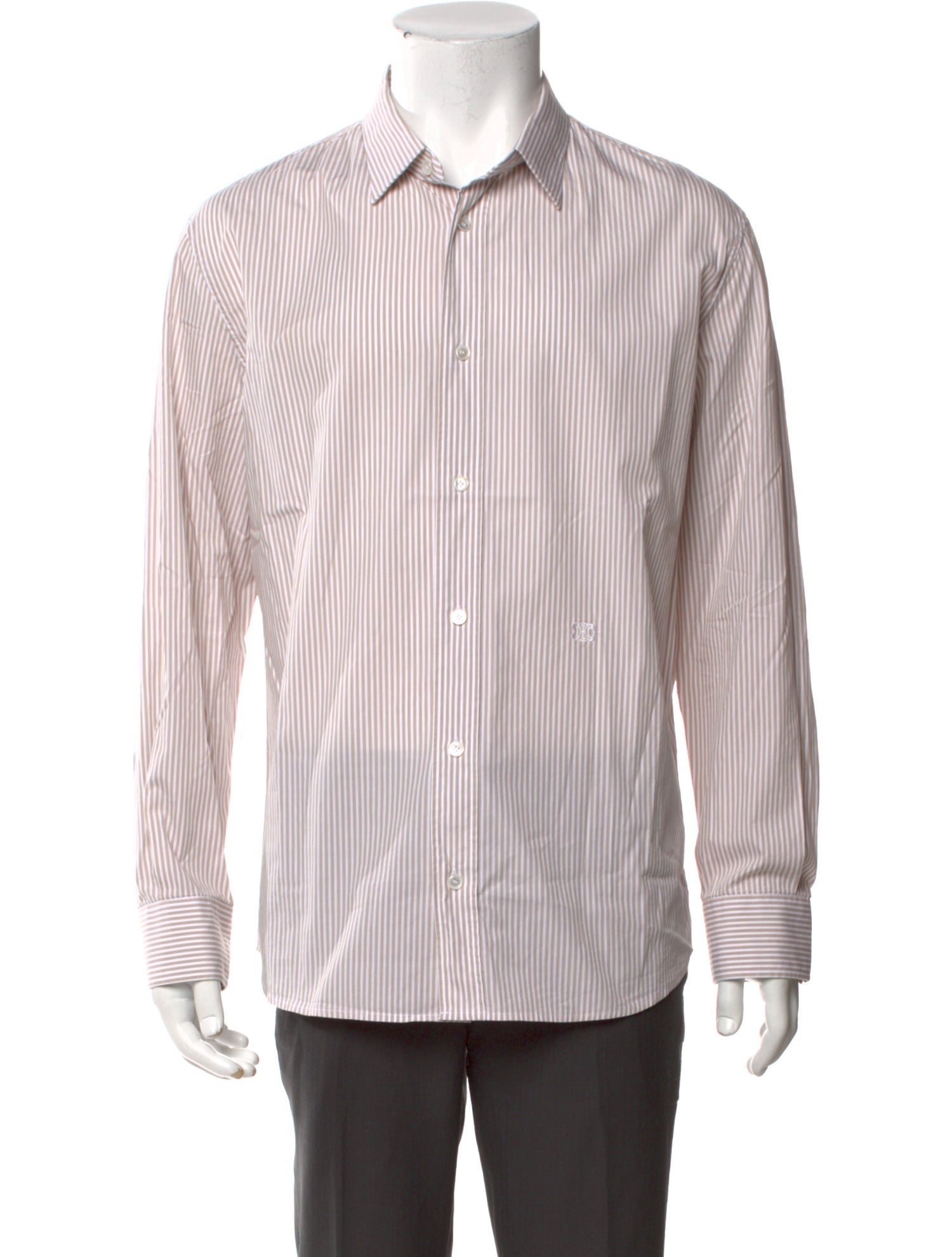 Celine Striped Long Sleeve Shirt