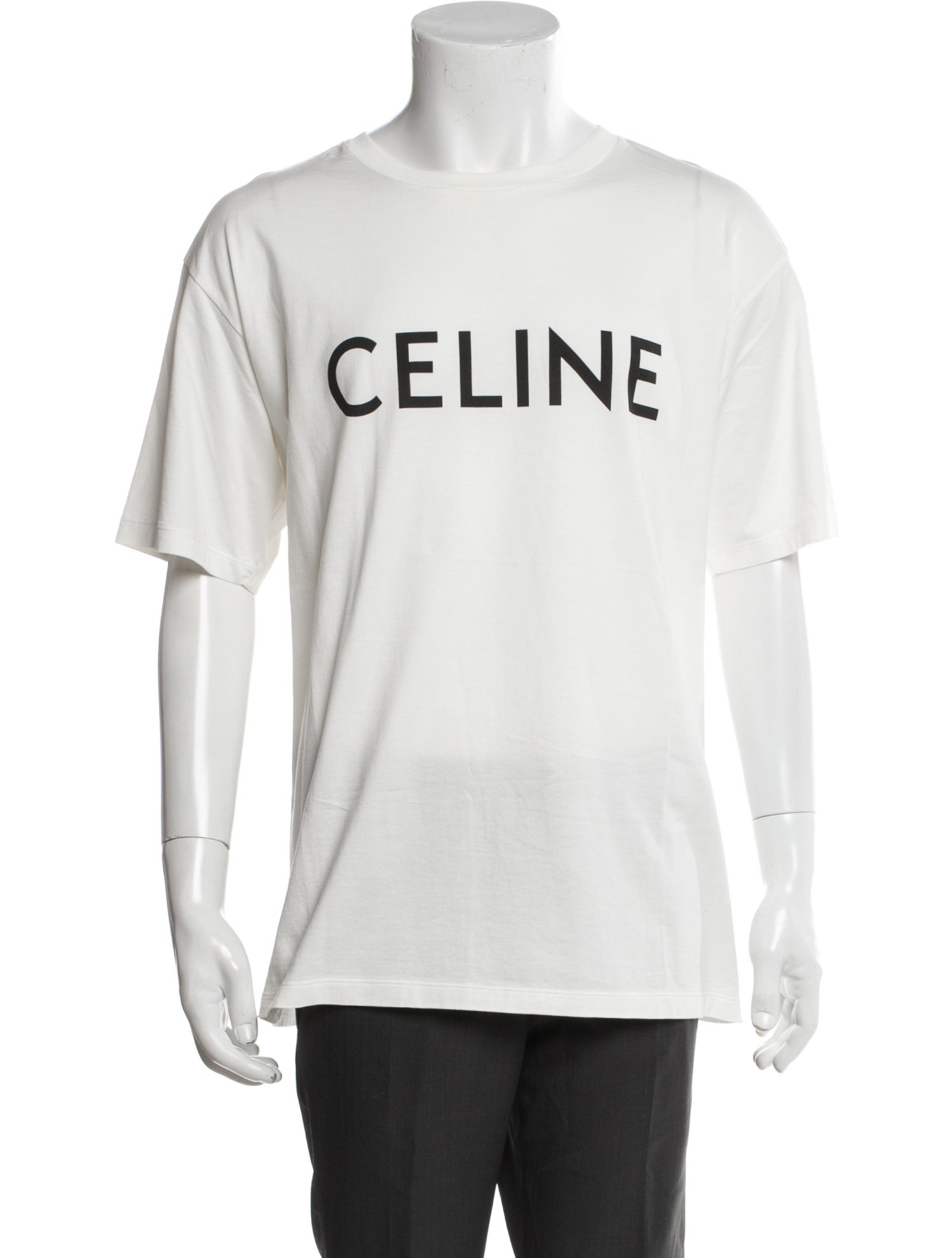 Celine Graphic Print Crew Neck T-Shirt