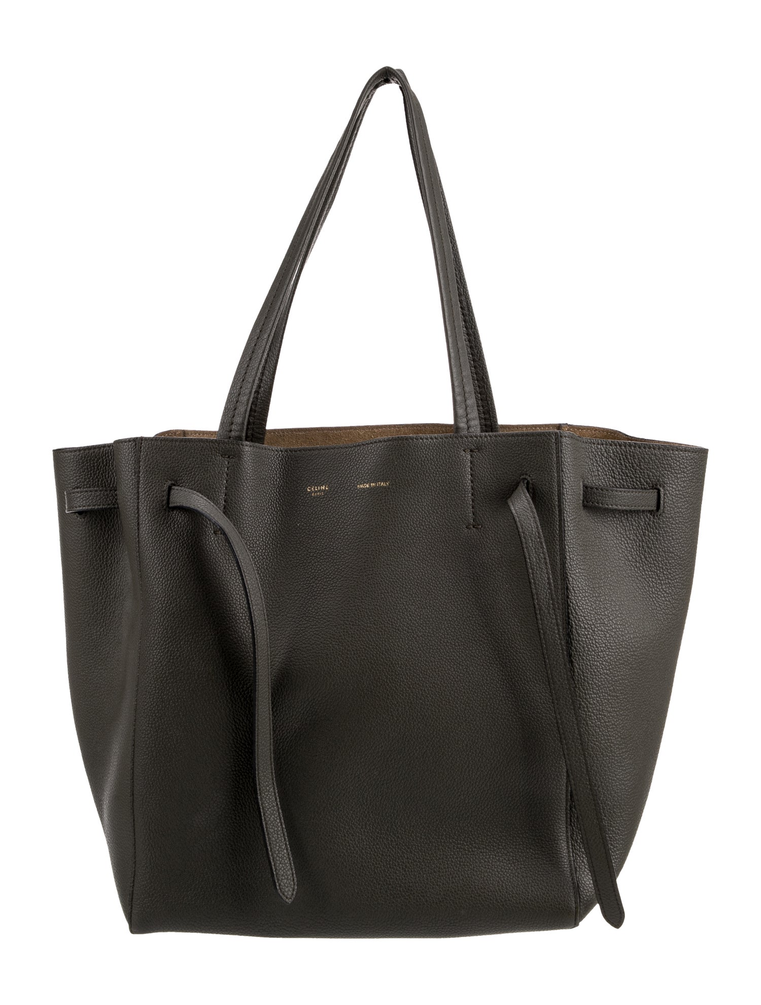 Celine Leather Cabas Phantom Small