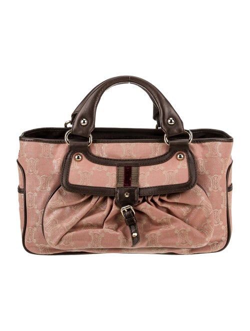 Celine Canvas Top Handle Bag