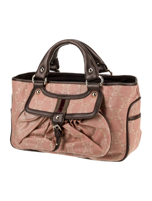 Celine Canvas Top Handle Bag