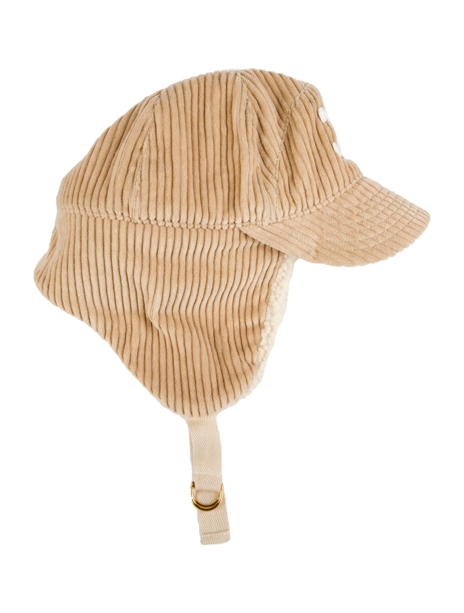 Celine Shearling Triomphe Hat