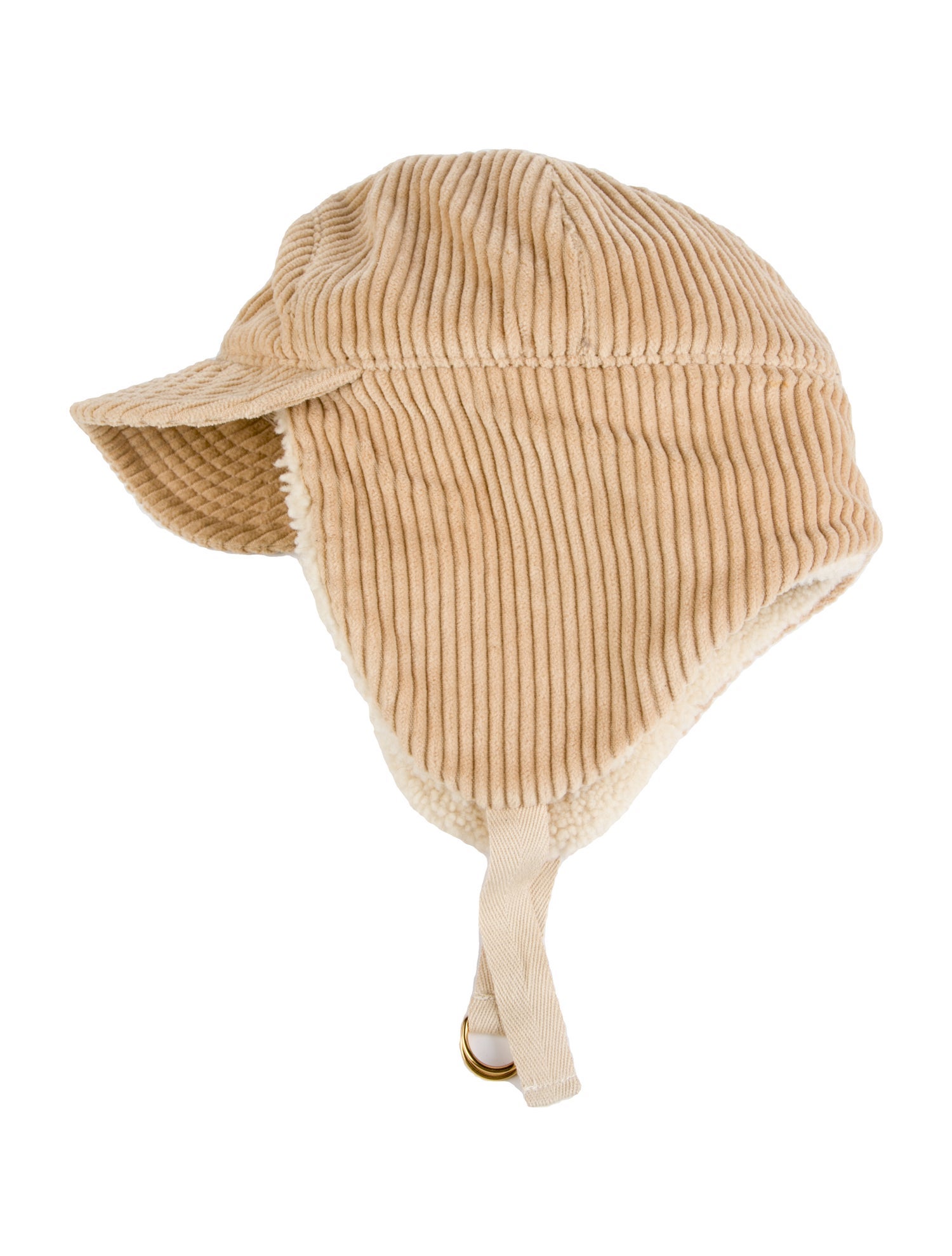 Celine Shearling Triomphe Hat