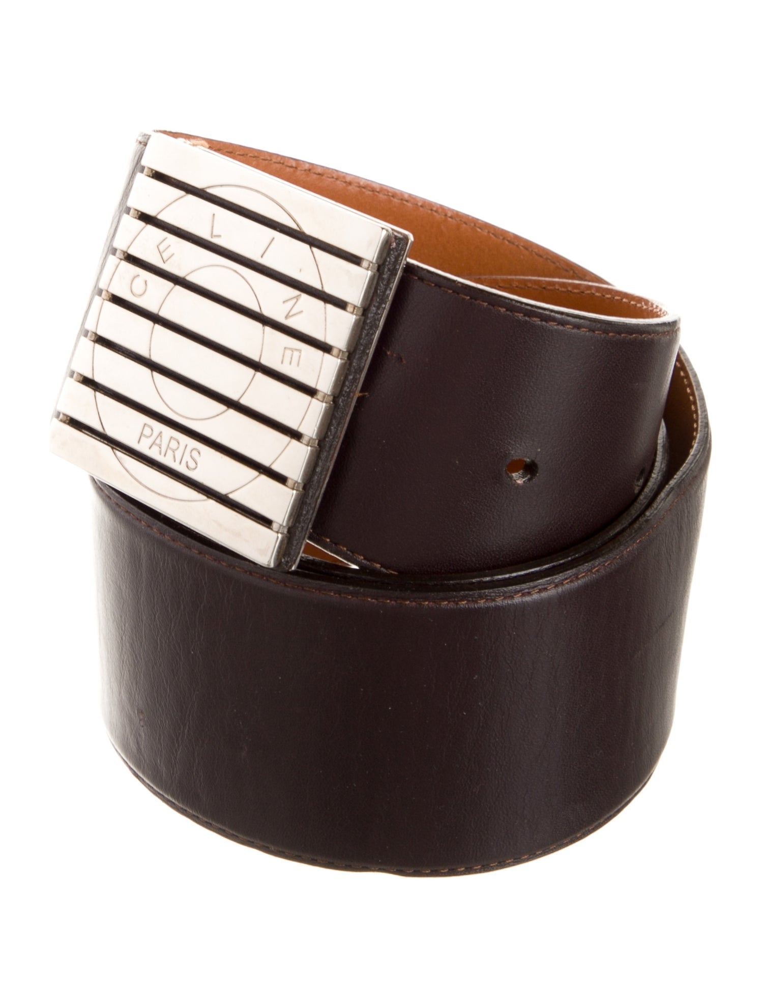 Celine Wide Leather Belt