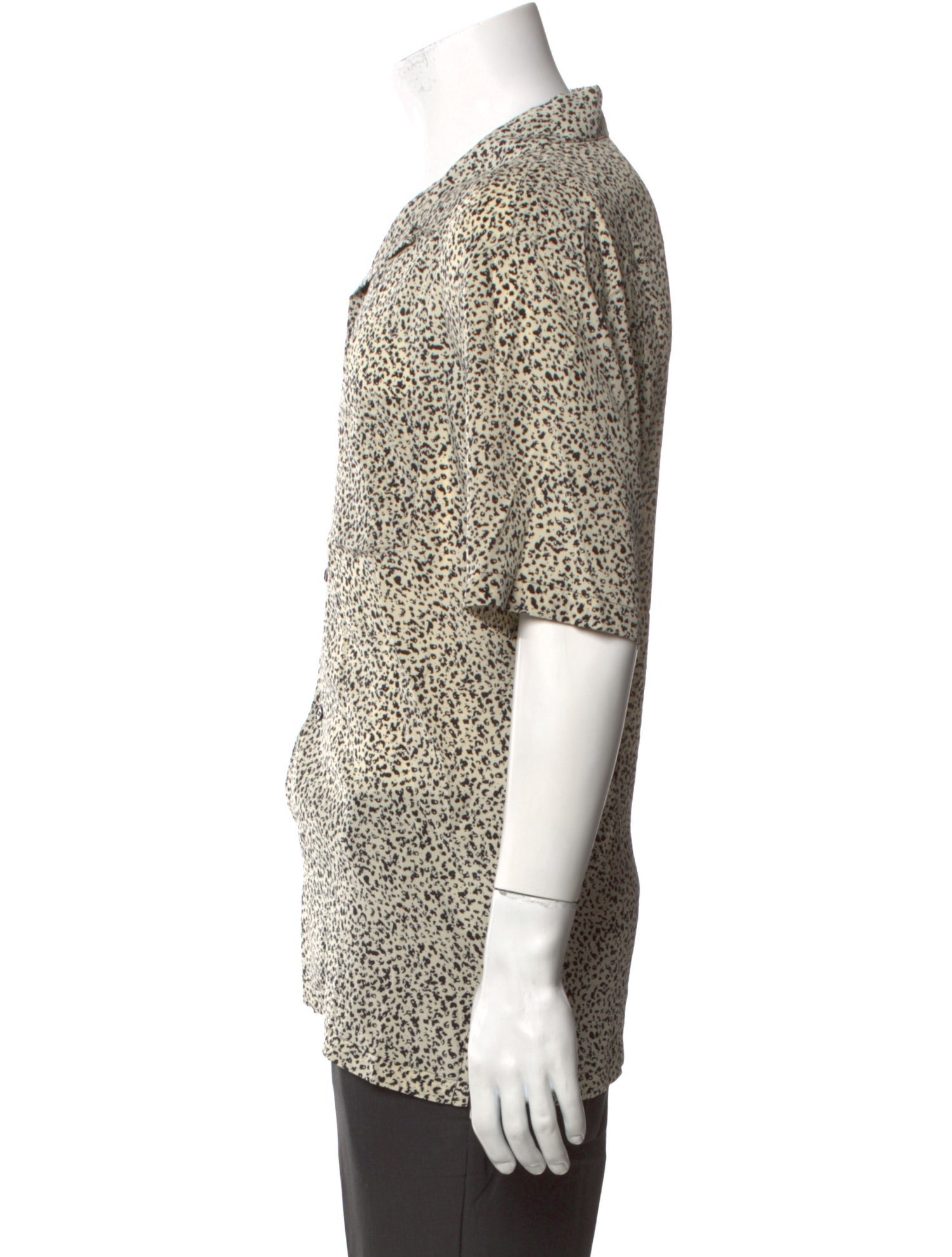 Celine Silk Animal Print Shirt