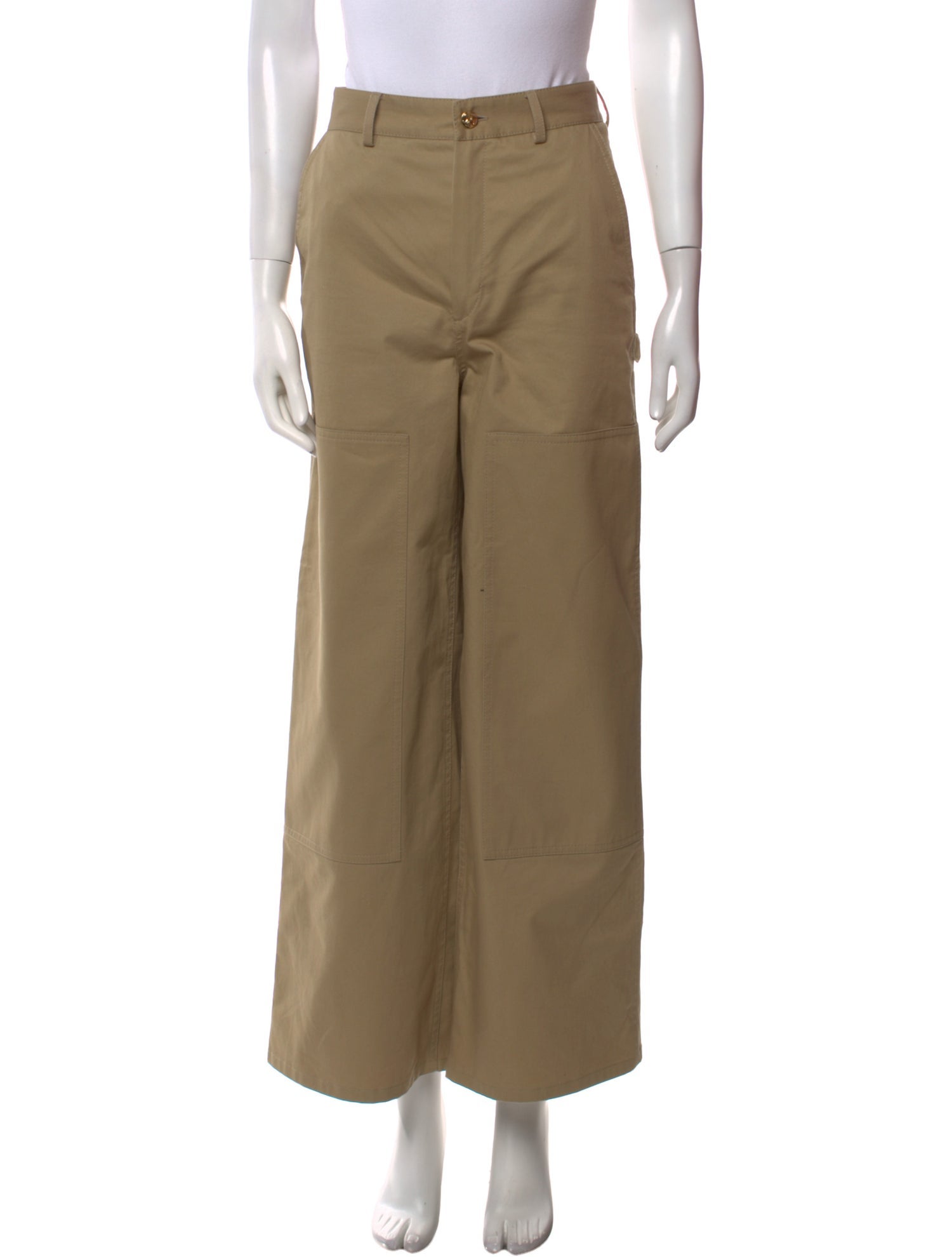 Celine Double Knee Trouser Wide Leg Pants