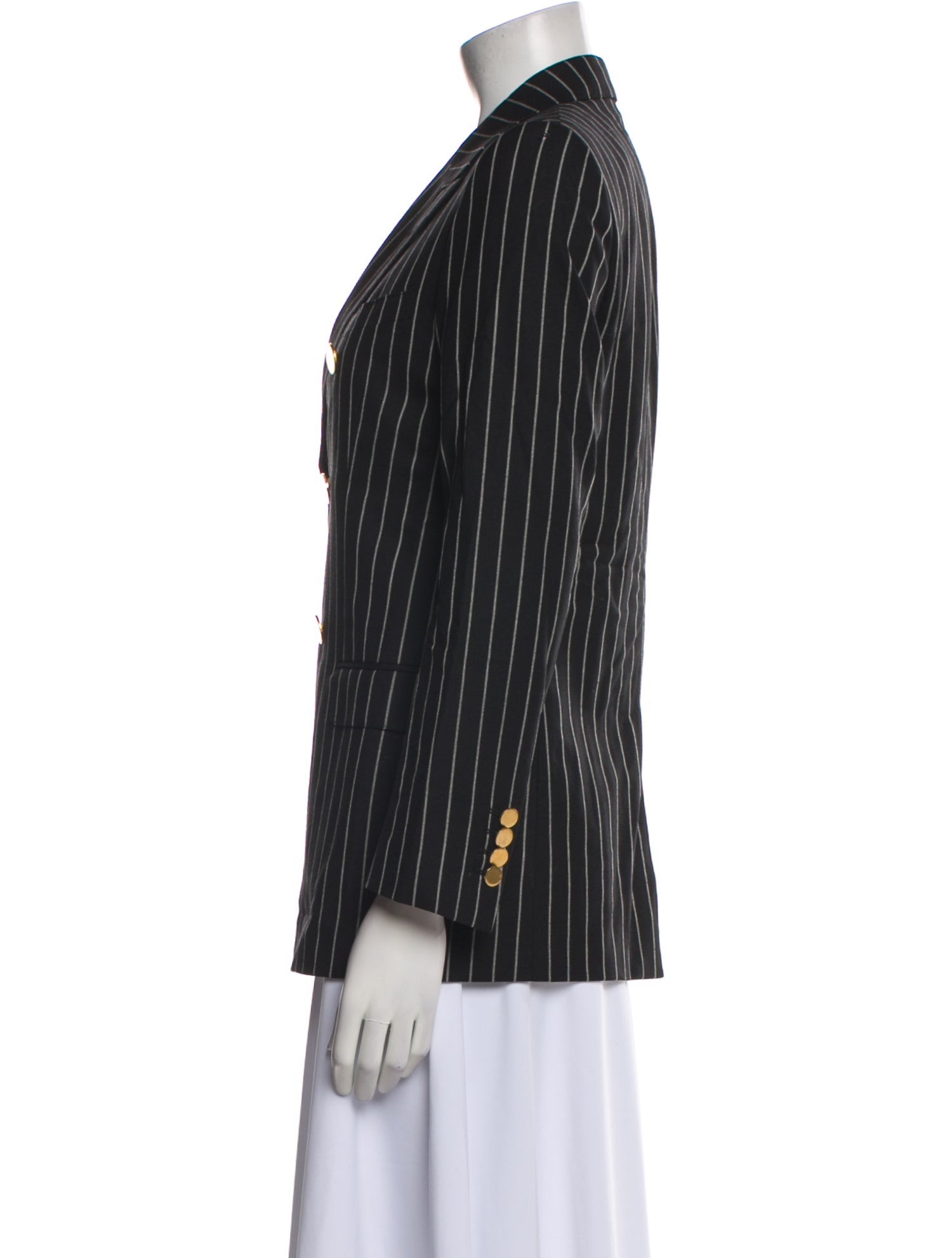 Celine Stripe Wool Blazer
