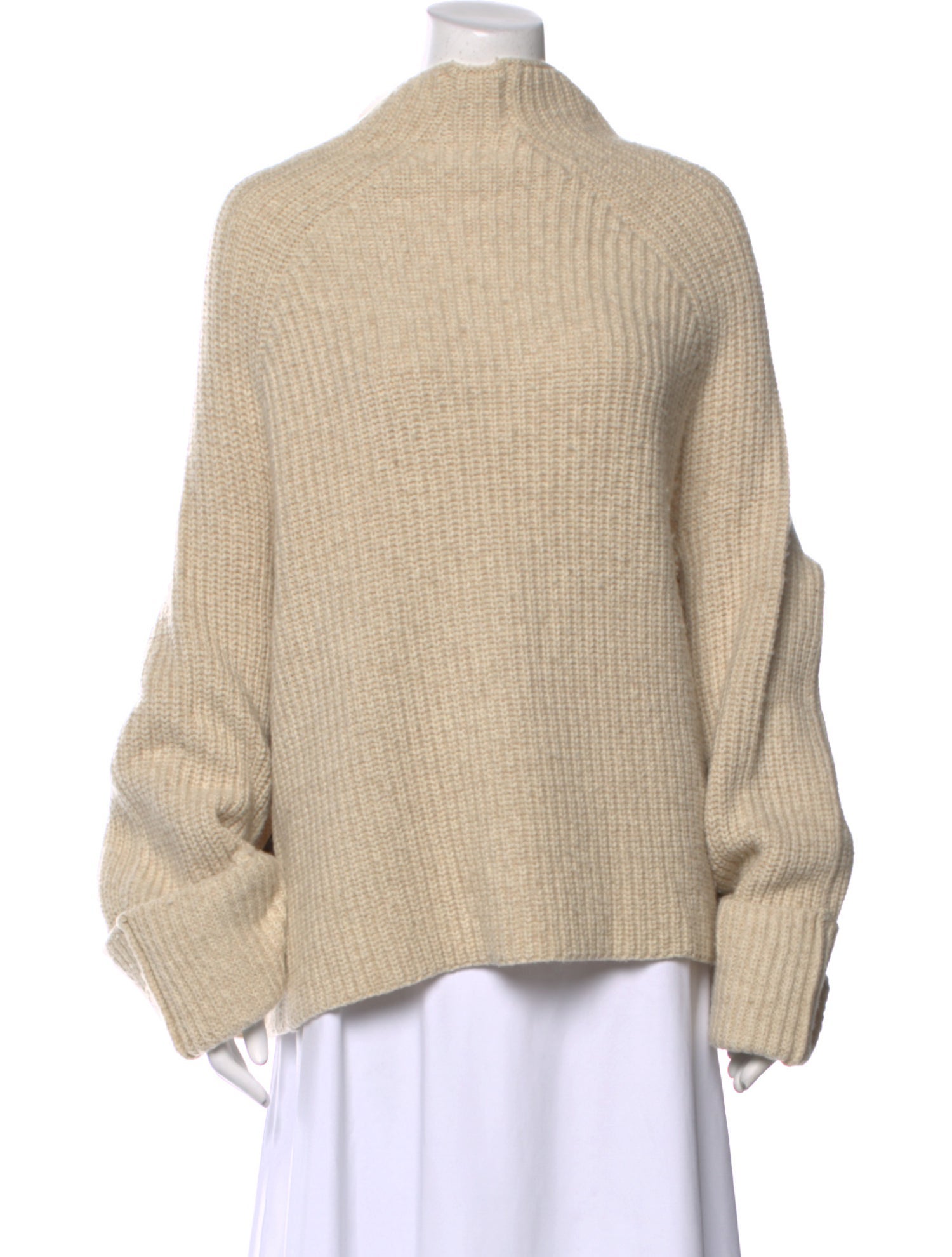 Celine Wool Mock Neck Sweater