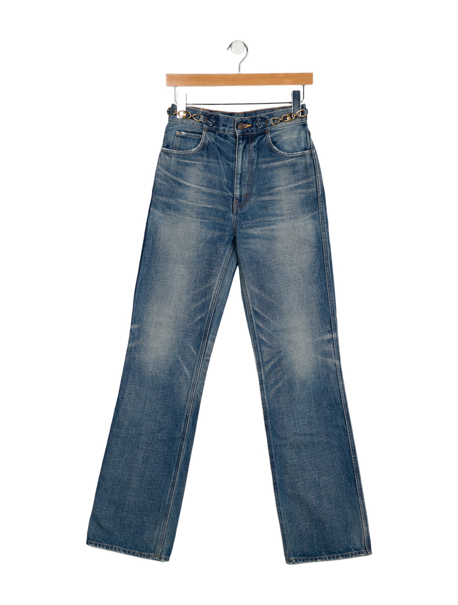 Celine High-Rise Wide Leg Jeans